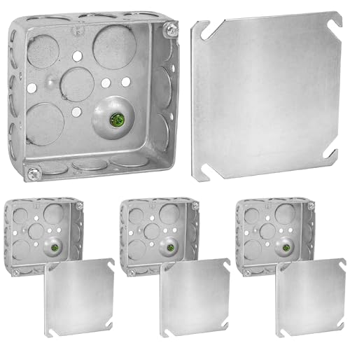4x4 Electrical Junction Boxes with Covers