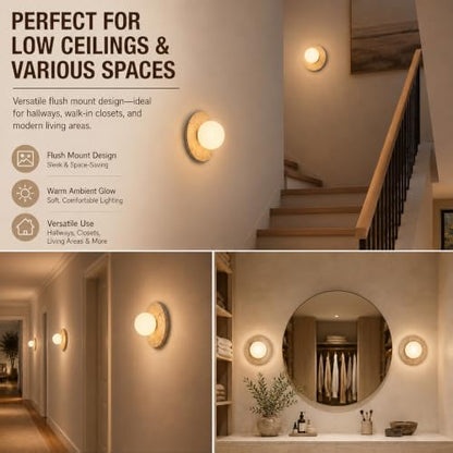7.9 Inch Travertine Wall Sconce