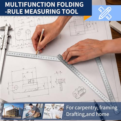 Folding Steel Ruler