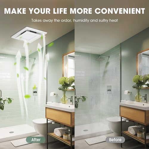 Bathroom Exhaust Fan with Light