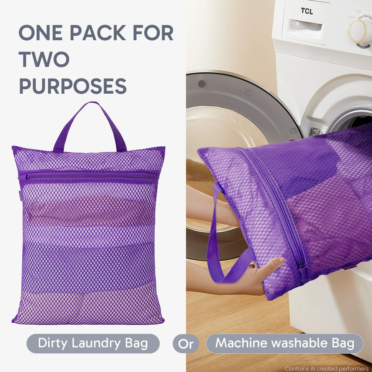Packing Cubes for Travel (10 Purple)