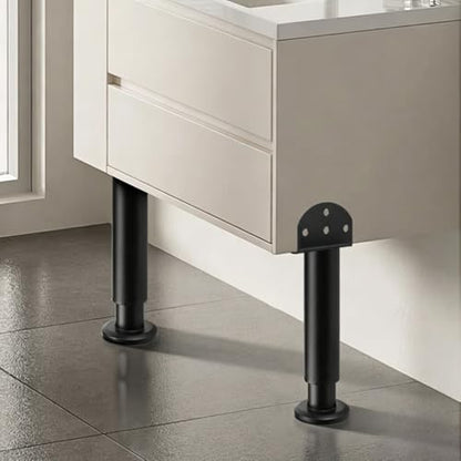 Metal Adjustable Height Furniture Support Legs Replacements Leg Feet for Bed