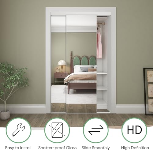 Mirrored Sliding Closet Door