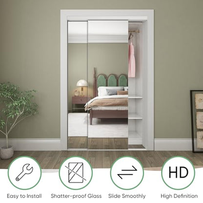 Mirrored Sliding Closet Door
