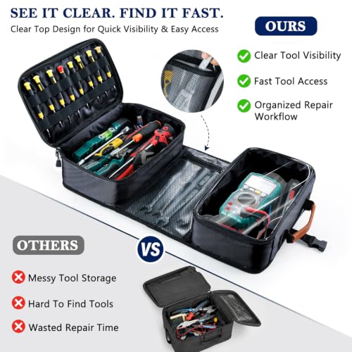 Tool Box Organizer with Clear Lid