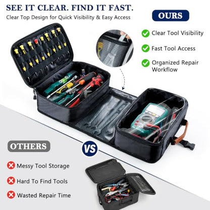 Tool Box Organizer with Clear Lid