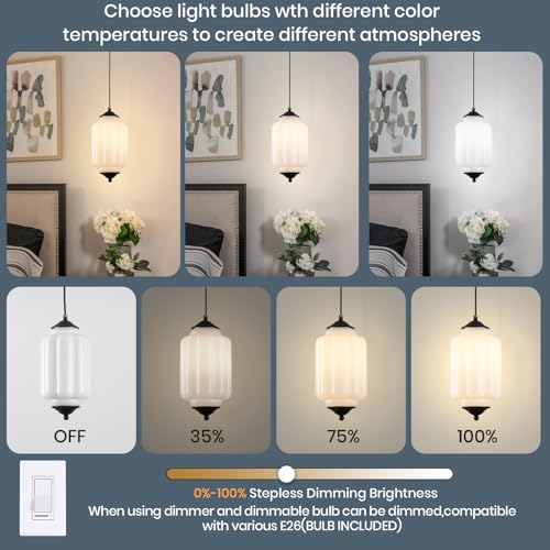 Glass Pendant Lights for Kitchen Island