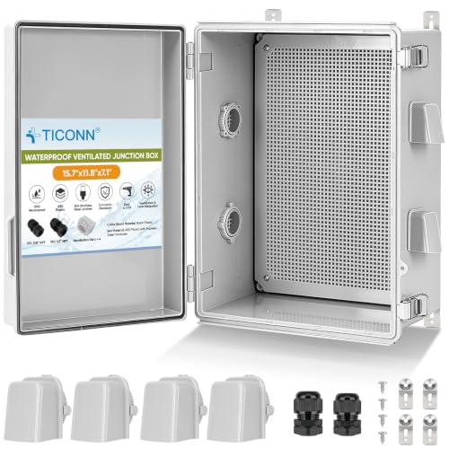 Outdoor Electrical Box with Ventilation Holes