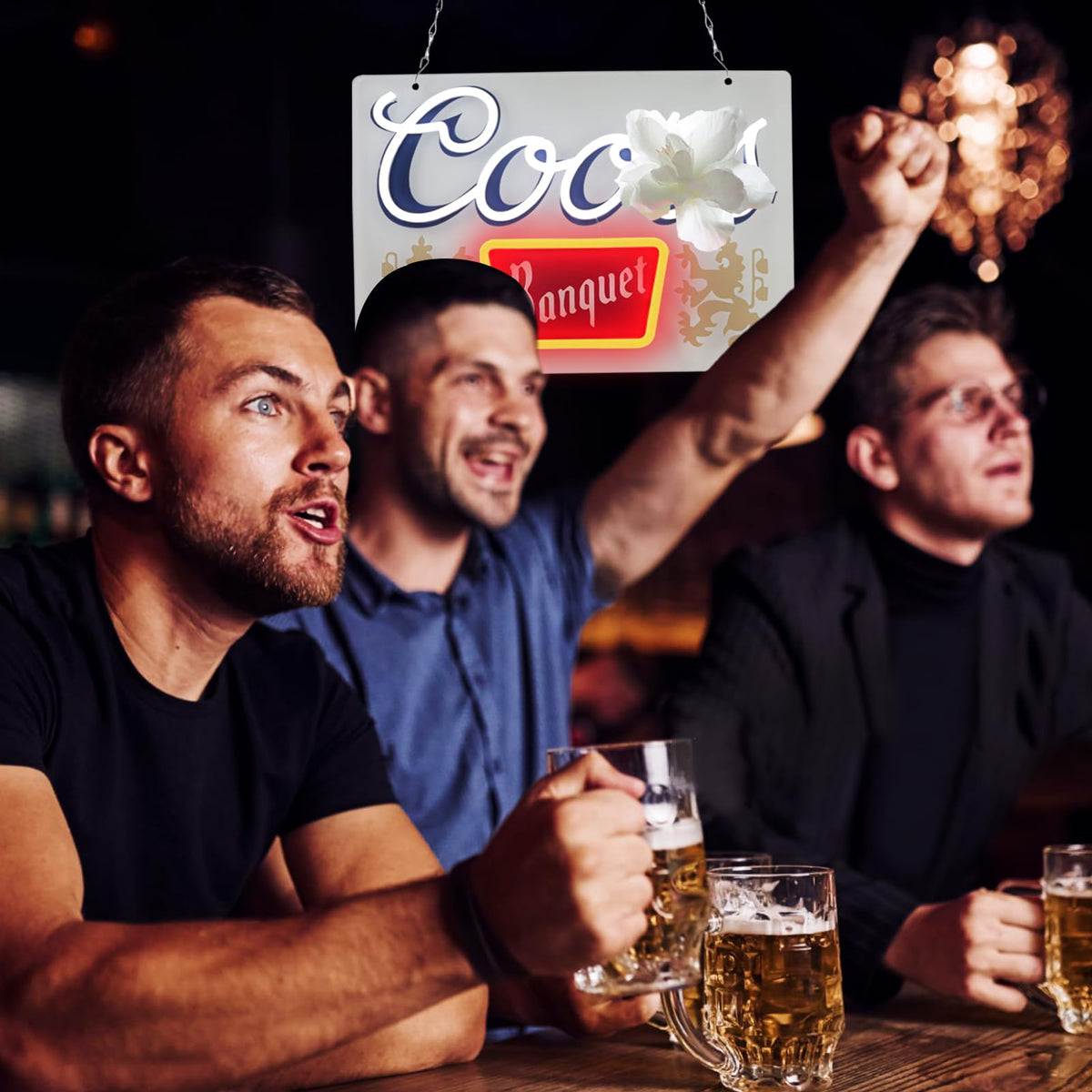 Beer Neon Signs for Wall Decor Crs Banquet Neon Lights for Bedroom Led Signs Suitable for Dormitory Man Cave Christmas Gift (Crs Banquet)