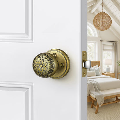 Aged Brass Door Knobs (Aged Brass)