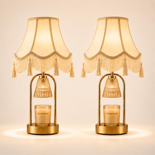 Table Lamp&Candle Warmer Lamp with Timer (23.5")