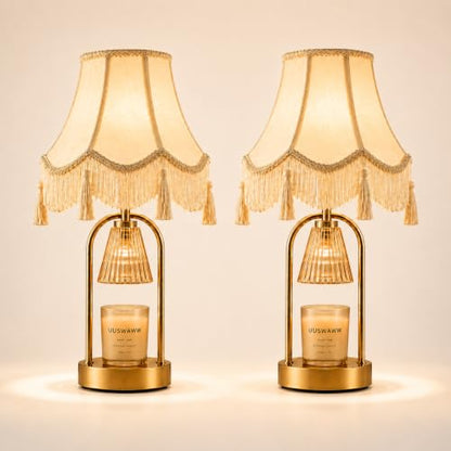 Table Lamp&Candle Warmer Lamp with Timer (23.5")