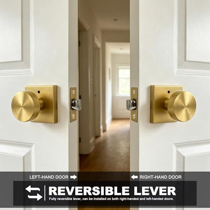 Interior Privacy Door Knob (Matte Gold)
