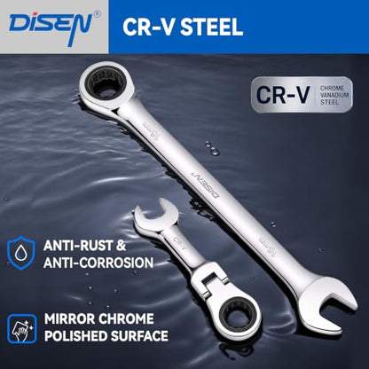 Metric and SAE Combination Wrench Set with EVA