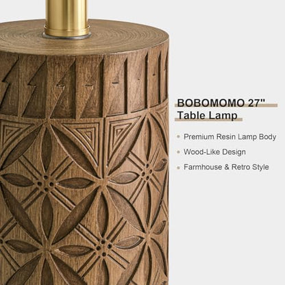 26" Farmhouse Table Lamps Set of 2