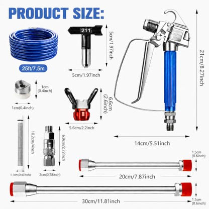 Airless Paint Sprayer Gun Kit