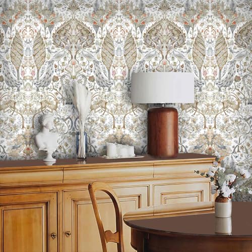 Victorian Botanical Peel and Stick Wallpaper