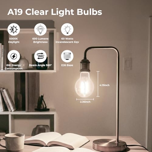 Stepless Dimmable A19 LED Edison Bulbs