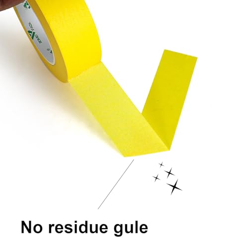 1.5 Inch Wide Masking Tape (Yellow)