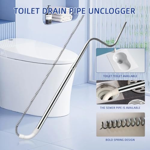 Telescopic 304 Stainless Steel Toilet Drain unclogger