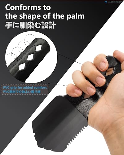 Ultralight Backpacking Trowel Aluminum Shovel Small Potty Multitool with Longer Handle Design Essential for Hiking