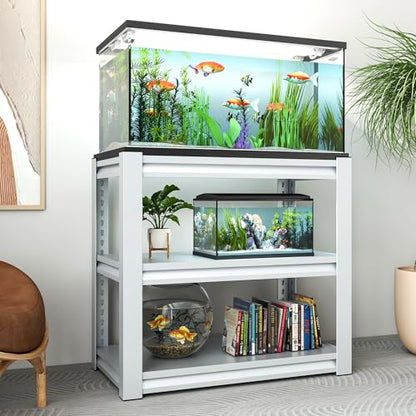 3 Tier Garage Shelving Heavy Duty (White)