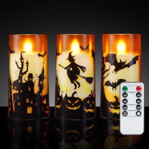 Halloween Flameless Candles