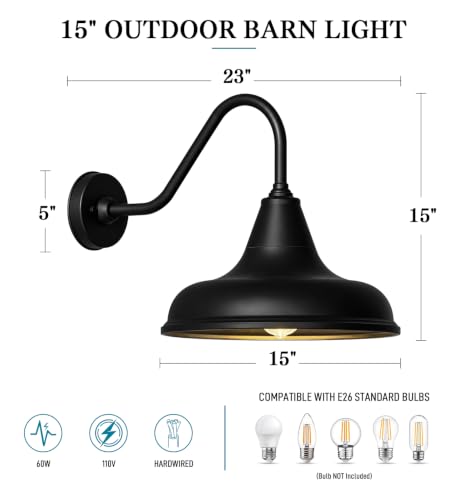 Large Gooseneck Barn Lights Outdoor