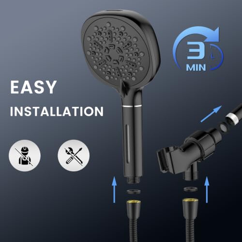 Filtered Shower Head with Handheld