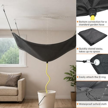 Ceiling Leak Diverter Tarp