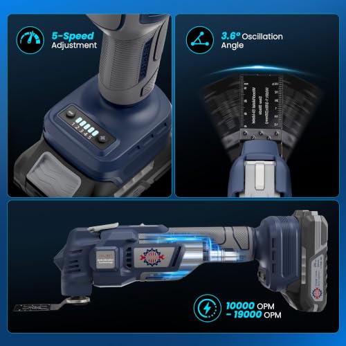 Oscillating Tool 3.6°Oscillation Angle