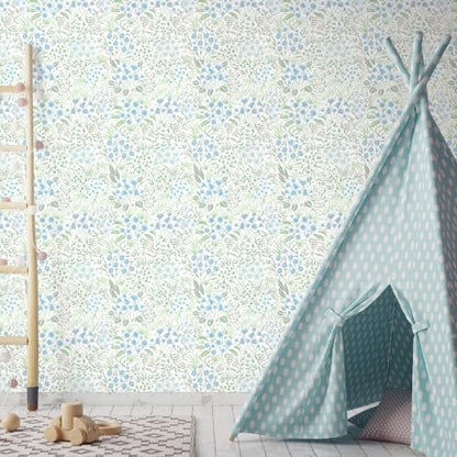 Peel and Stick Wallpaper Floral Wallpaper Vintage Flowers Contact Paper