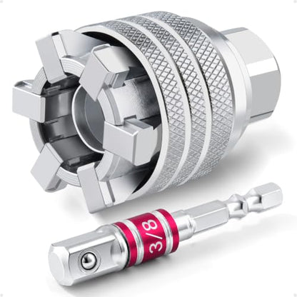 Universal Socket Wrench Adjustable Socket Drill Adapter
