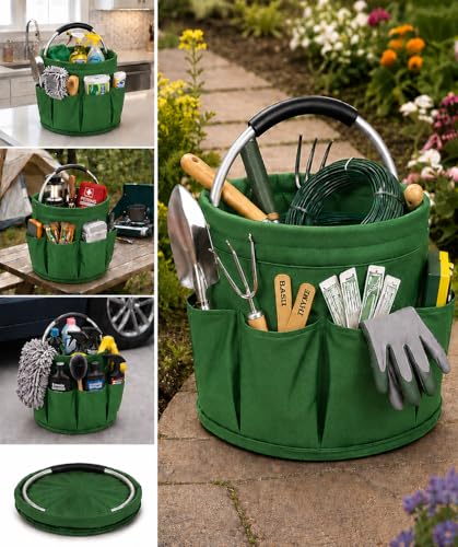 Garden Tool Organizer Tote with Non