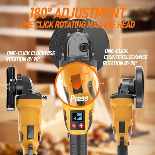 Cordless Angle Grinder Fit for Dewalt 20V Max Battery