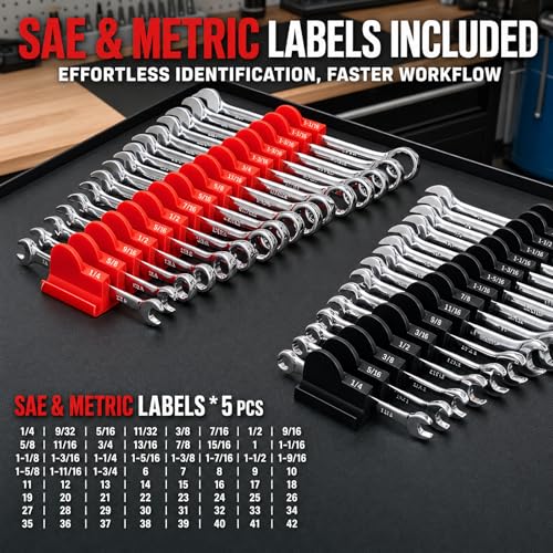 120 pcs Modular Wrench Organizers for Tool Box Drawer