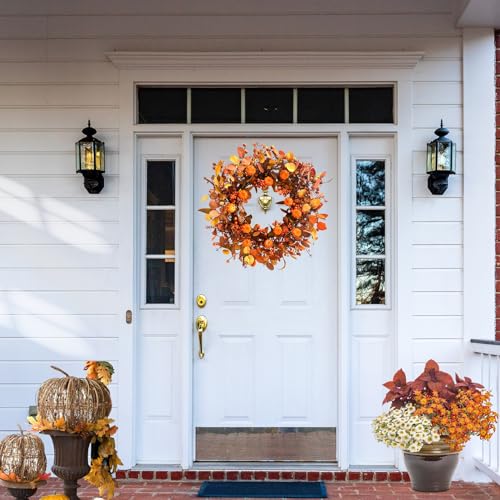 Fall Pumpkin Wreath