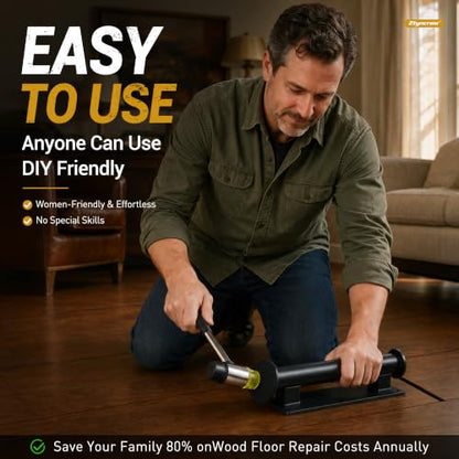 Floor Gap Fixer Tool with Rubber Mallet Hammer for Laminate