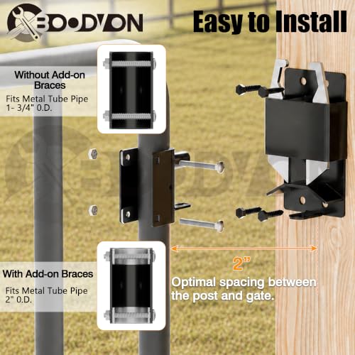 2 Way Heavy Duty Lockable Gate Latch