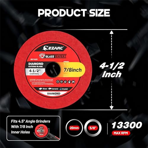 Glass Cutting Disc for Angle Grinder