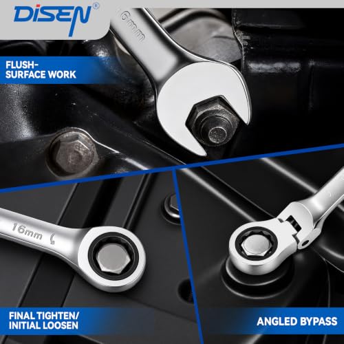 Metric and SAE Combination Wrench Set with EVA