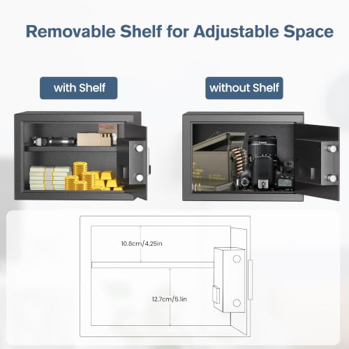 Safe Cubic Feet Safe Box with Electronic Keypad & Keys