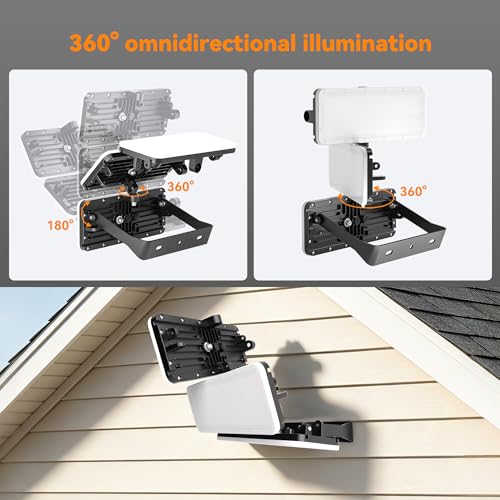 300W LED Flood Lights Outdoor (Black / 300 Watt)