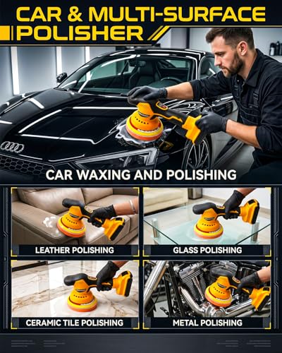 Cordless Buffer Polisher Compatible with DeWALT 20V