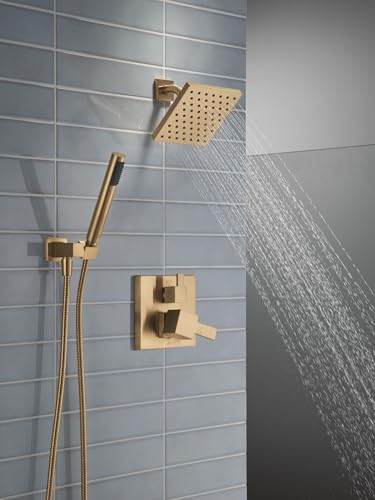 Modern Square Shower System Faucet Set