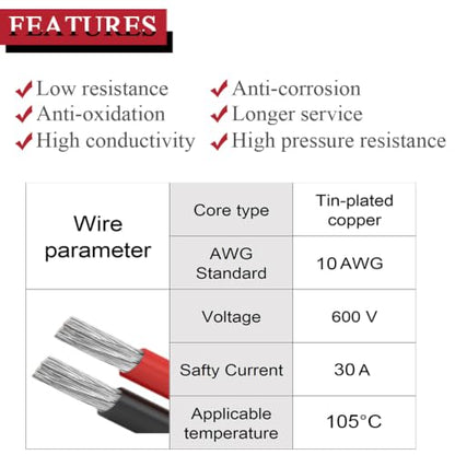 10 AWG 2 Pin DTP Connector