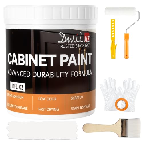 Cabinet Paint (White / 16 Fl Oz (Pack of 1))