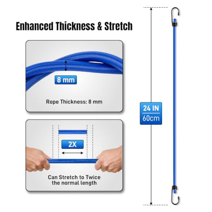 Bungee Cords with Hooks