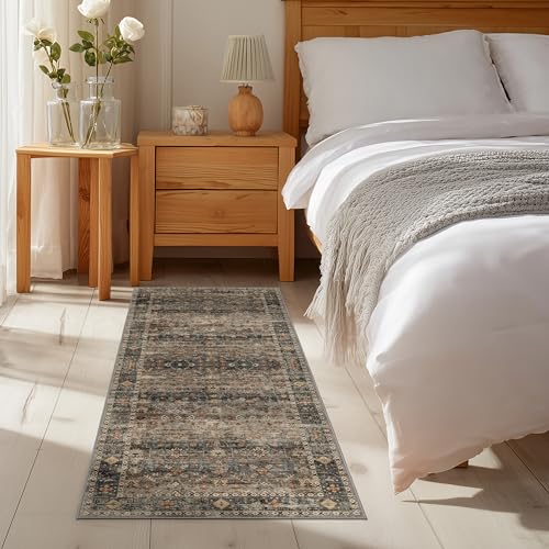 Hallway Washable Runner Rug 2×6 (Camel / 2' x 6' (Rectangular))