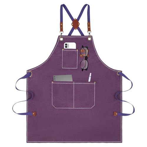 Aprons For Women Men With Large Pockets